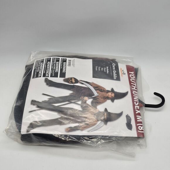 Corn Goblin Halloween Costume Youth Kids Unisex Size Medium (8) M(8) 4-Piece Set - Picture 6 of 9